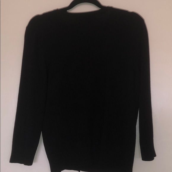 Cable & Gauge Black Sweater - Picture 4 of 4